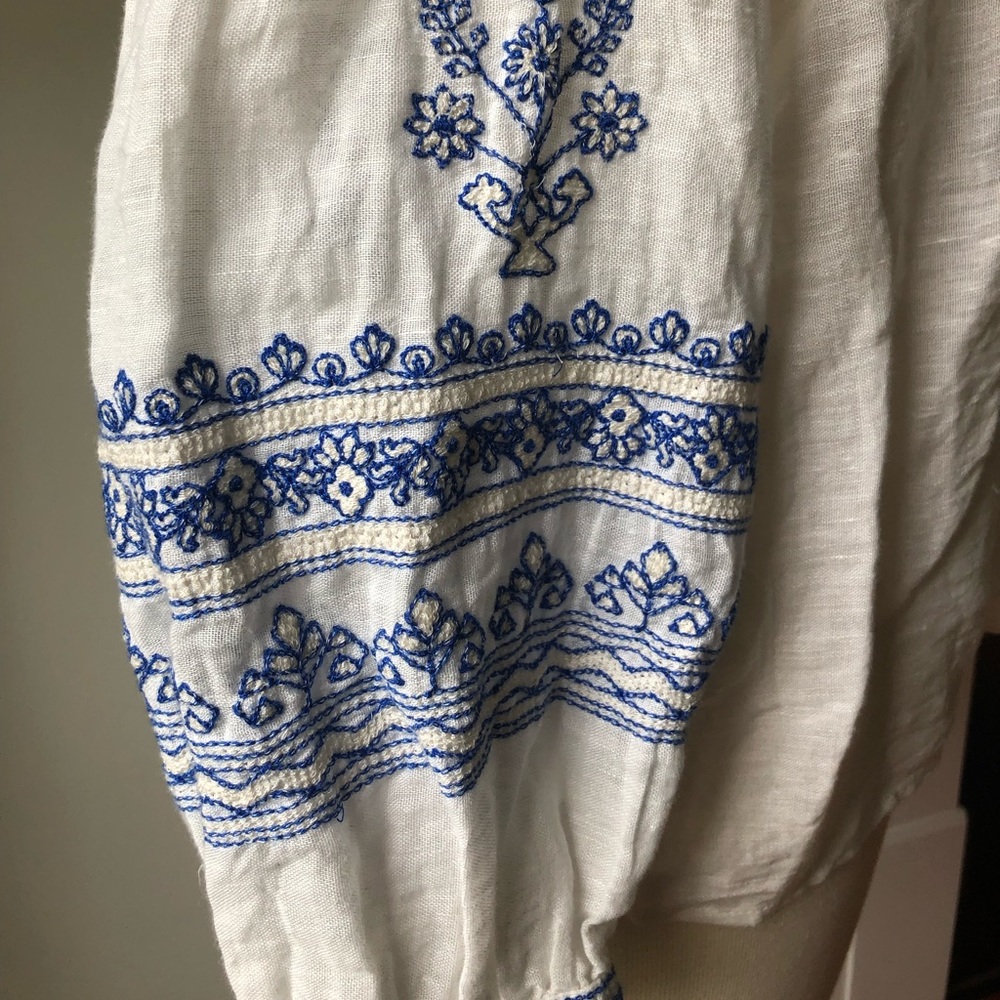 Lucky Brand Peasant Top - Picture 2 of 5